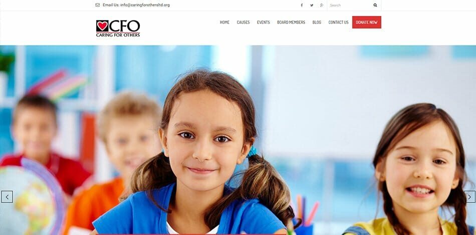 Caring For Others (CFO) - Website design, development, build, maintenance, and hosting by Talk19 Media & Marketing company in Warrenton, Fauquier County, Northern Virginia