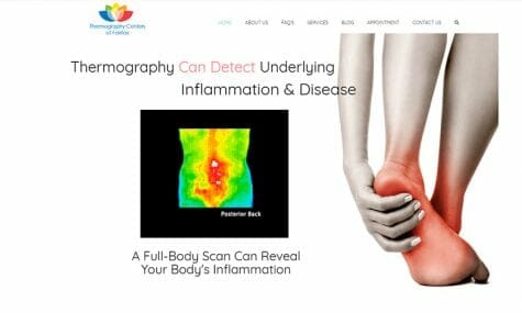 Thermography Centers of Fairfax Website Developed by Talk19 Media Marketing