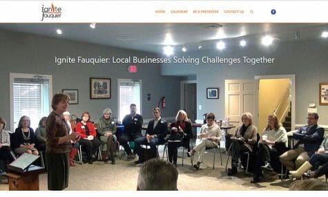 Ignite Fauquier - local business support group - Website Developed by Talk19 Media Marketing