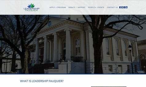 Leadership Fauquier - Website Developed by Talk19 Media Marketing