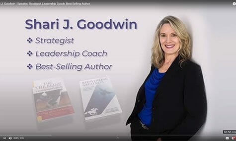 Shari J. Goodwin Speaker, Strategist, Leadership Coach, Best Selling Author, Video recording, editing, and production by Talk19 Media Marketing