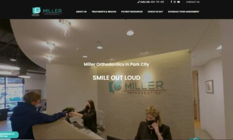 Miller Orthodontics - Website design, development, build, maintenance, and hosting by Talk19 Media & Marketing company in Warrenton, Fauquier County, Northern Virginia