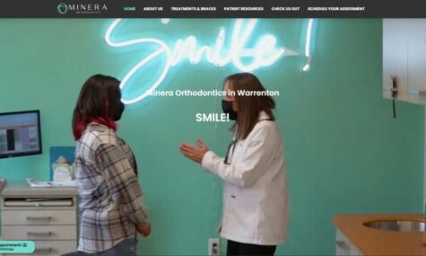 Minera Orthodontics - Website design, development, build, maintenance, and hosting by Talk19 Media & Marketing company in Warrenton, Fauquier County, Northern Virginia