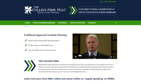The Collins Firm - Website design, development, build, maintenance, and hosting by Talk19 Media & Marketing company in Warrenton, Fauquier County, Northern Virginia